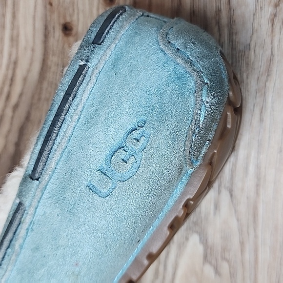Ugg Dakota Atlantic Slippers Australia Womens Loafer  Aqua Teal Moccasin - Picture 12 of 16